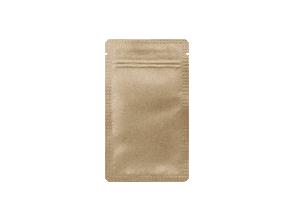 Kraft Exterior Compostable Flat Sachet Pouches image